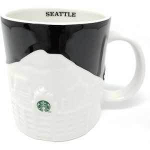 Starbucks SEATTLE 3D City Relief Collector Series 2012 Coffee Mug 16-ounce